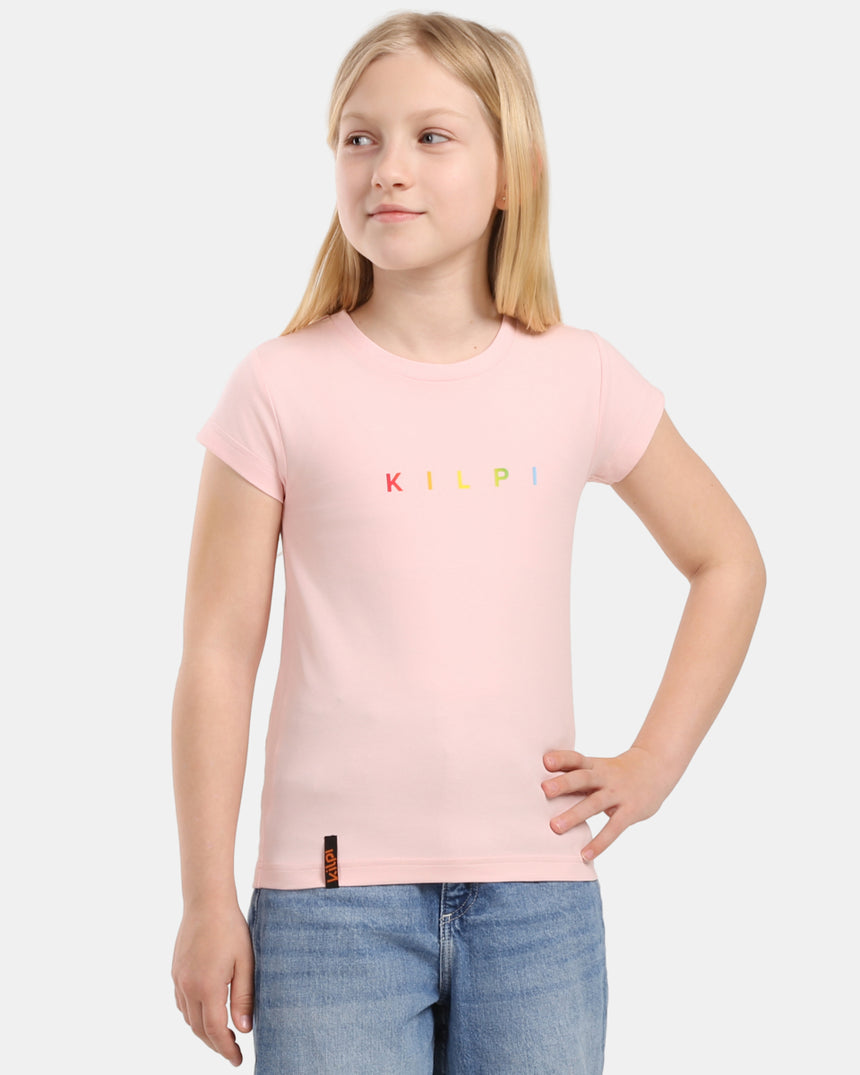 T-shirt in cotone da bambina Kilpi MALGA-JG