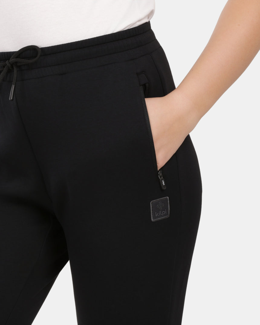 Pantaloni da donna in felpa di cotone Kilpi MONTIELA-W