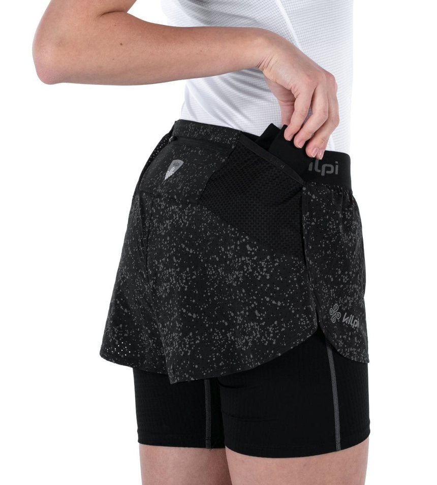 Pantaloncini da corsa 2 in 1 da donna Kilpi BERGEN-W