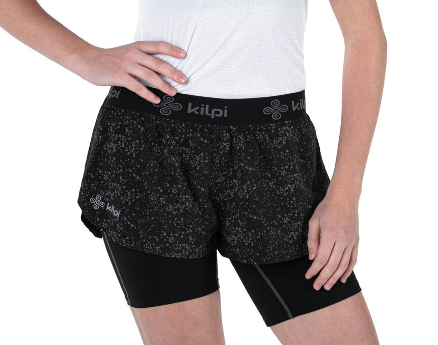 Pantaloncini da corsa 2 in 1 da donna Kilpi BERGEN-W