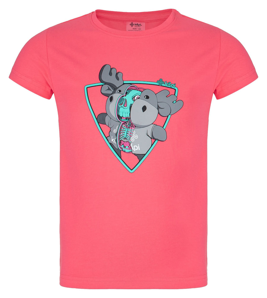 T-shirt in cotone da bambina Kilpi ALBION-JG