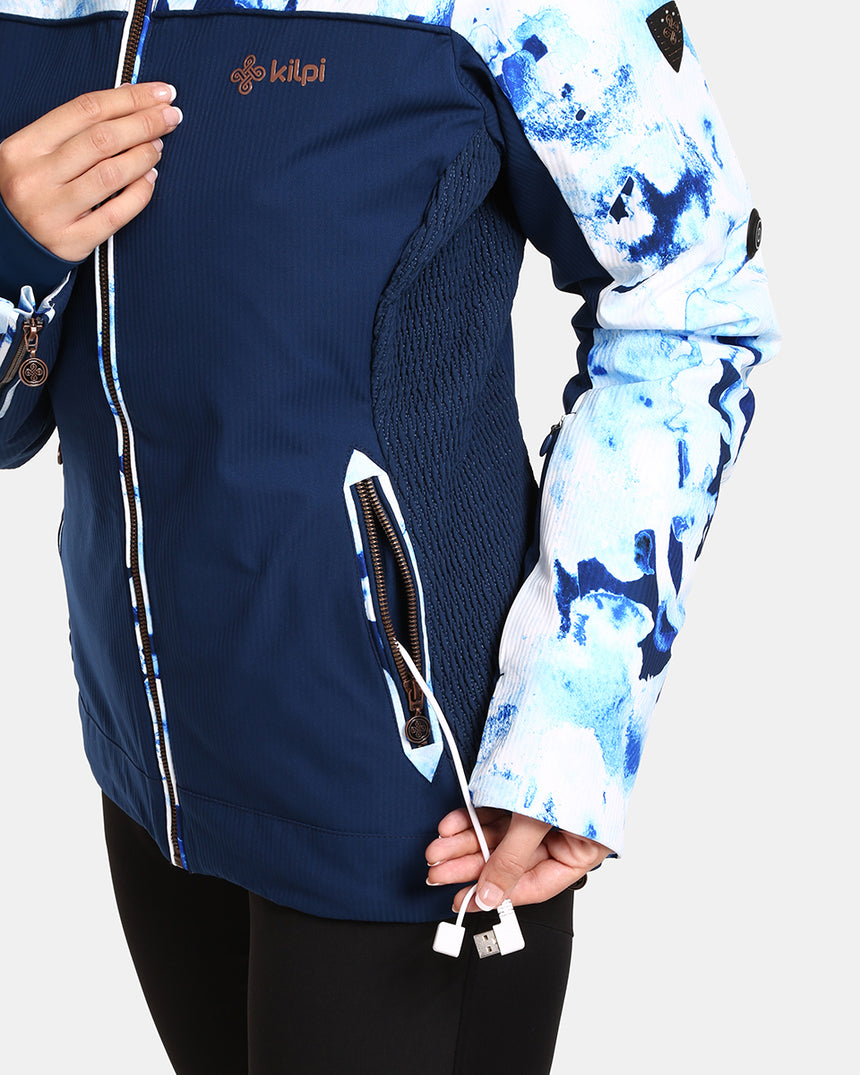 Women's ski jacket with integrated heating system Kilpi LENA-W