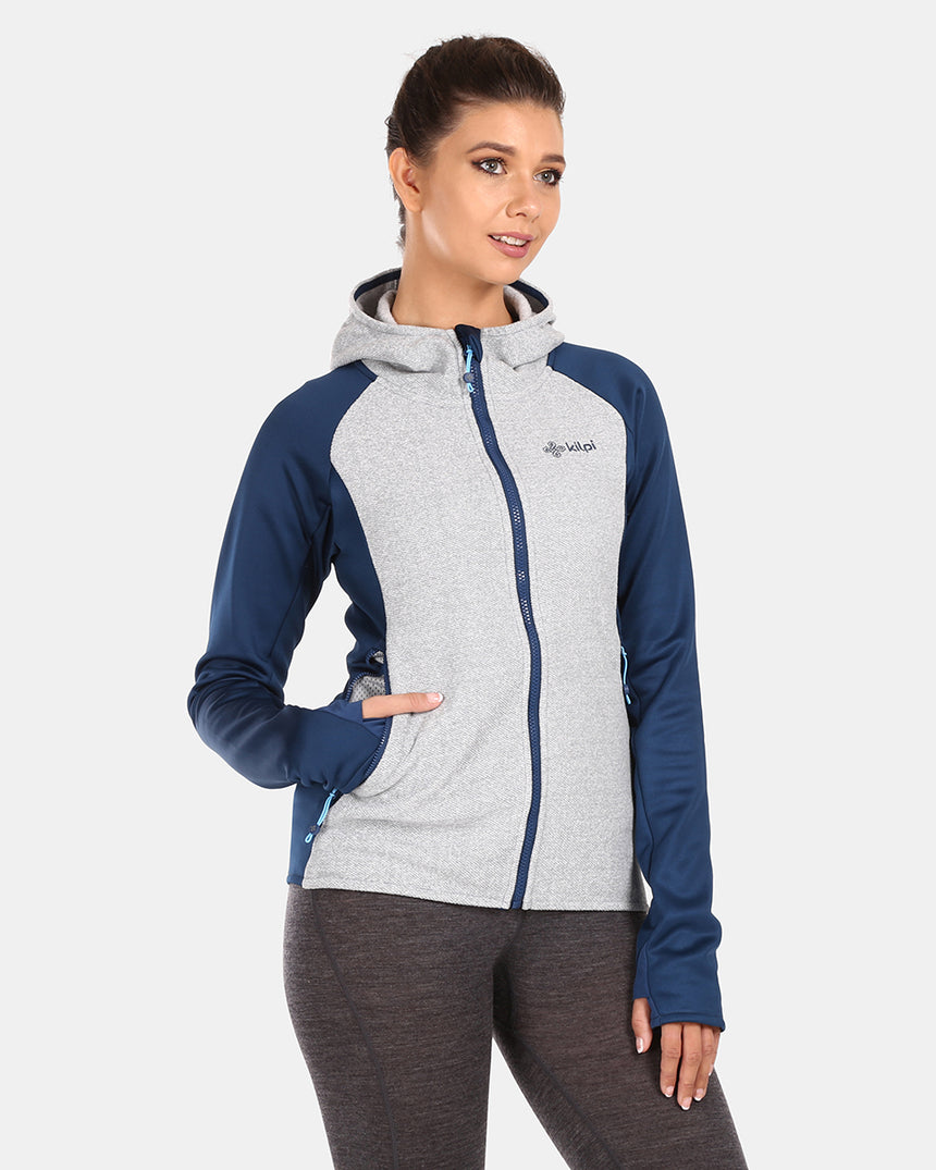 Women's hairy fleece middle layer Kilpi VERSAM-W