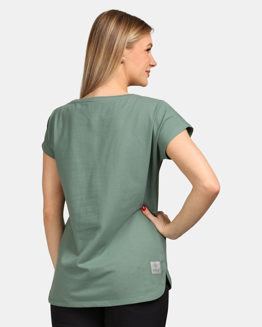 Maglietta da donna in cotone Kilpi NELLIM-W