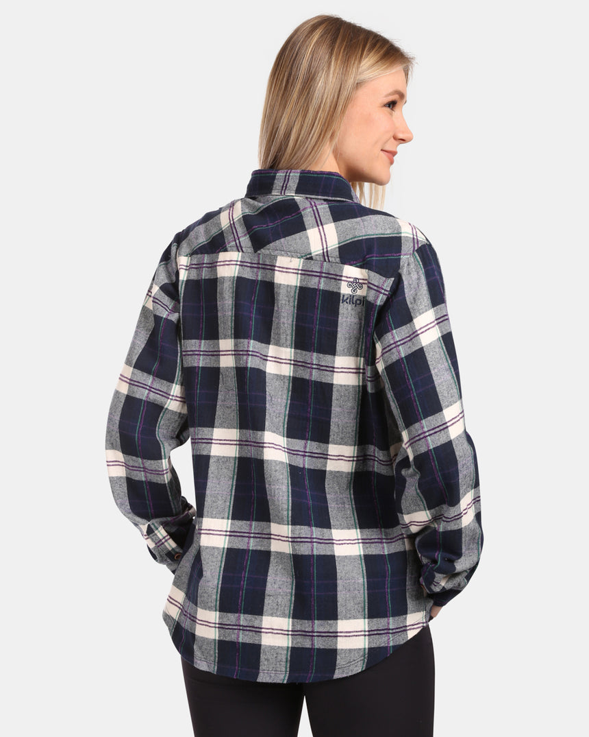 Women's cotton flannel shirt Kilpi FLANNY-W