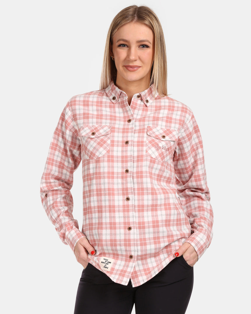 Women's cotton flannel shirt Kilpi FLANNY-W