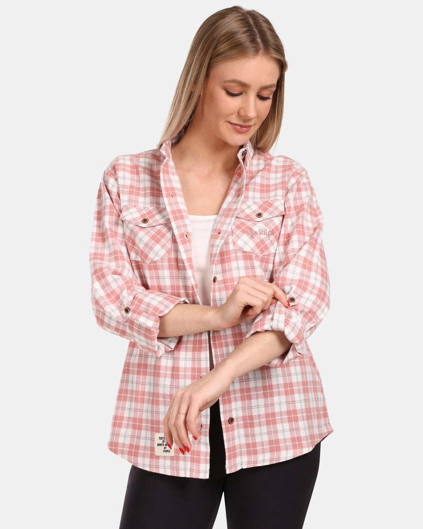 Women's cotton flannel shirt Kilpi FLANNY-W