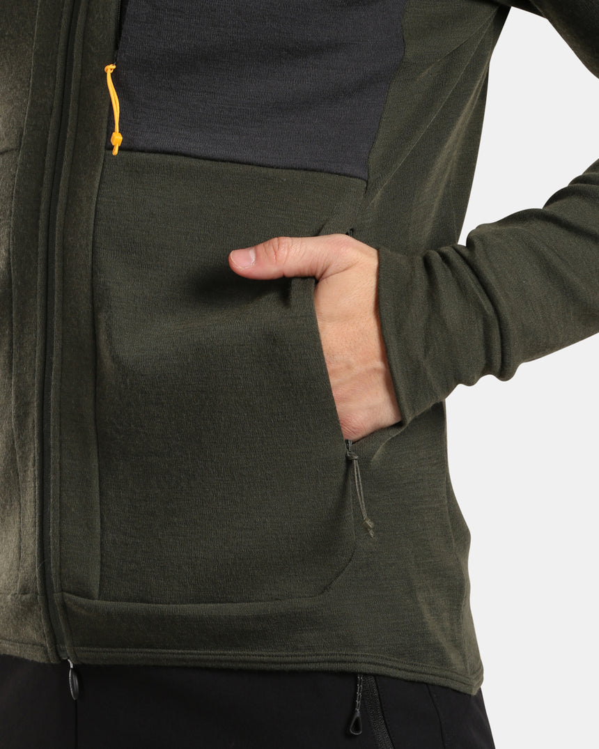 Maglia da uomo in lana merino con cappuccio Kilpi MERINI-M