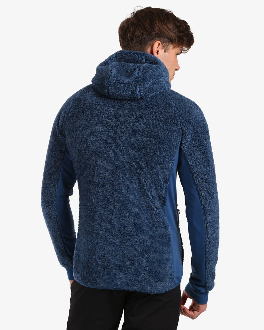 Men's hairy fleece hoodie Kilpi NORKA-M