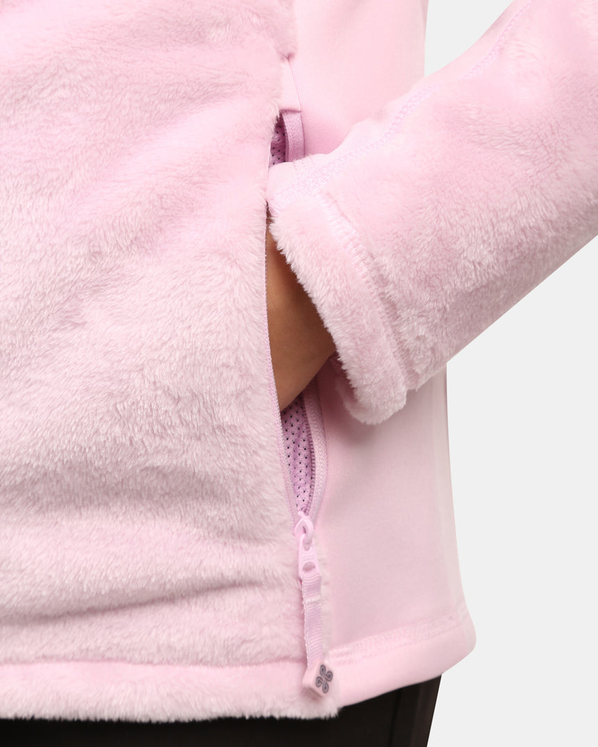 Girl's hairy fleece middle layer Kilpi SKATHI-JG