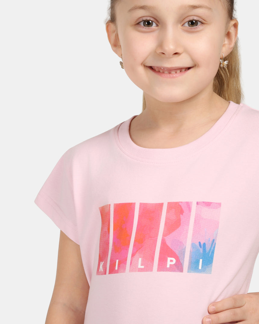 T-shirt in cotone da bambina Kilpi ALBION-JG
