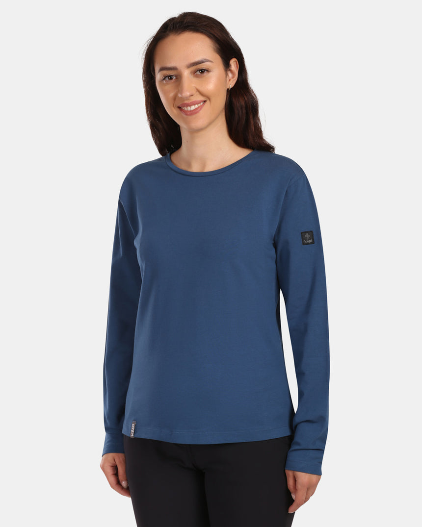 Women's cotton long-sleeve T-shirt Kilpi PROMOX-W