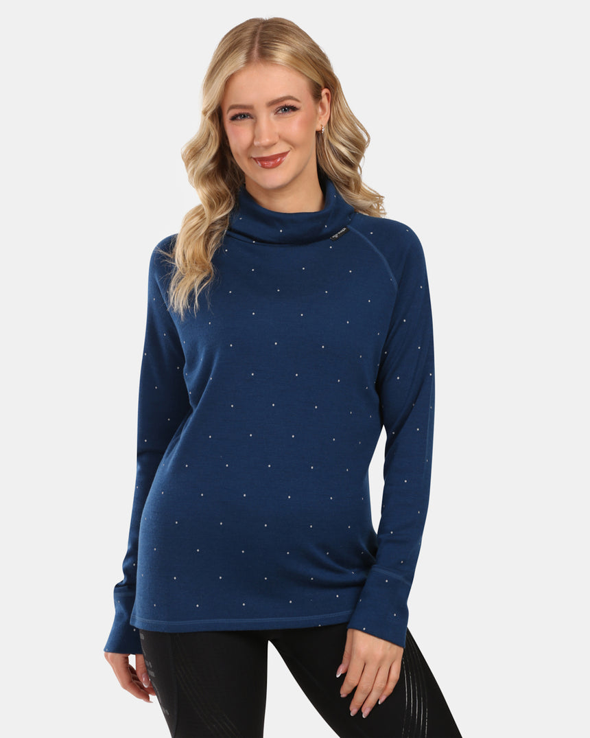 Lana merino da donna base dolcevita a strati Kilpi JANNU-W