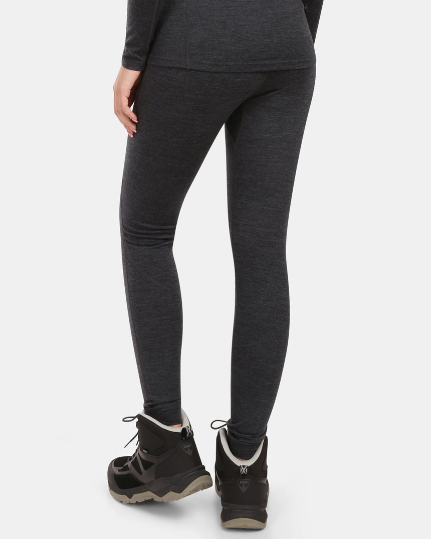 Lana merino da donna base pantaloni a strati Kilpi MAVORA BOTTOM-W