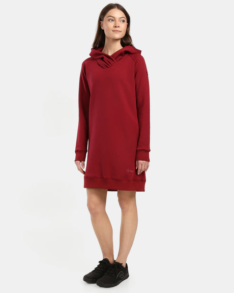 Women's long sweatshirt with hood Kilpi HEYDEN-W