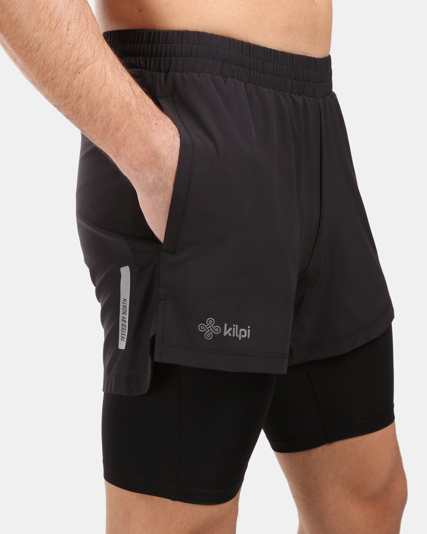 Pantaloncini da corsa da uomo per comfort e prestazioni Kilpi BRAGA-M