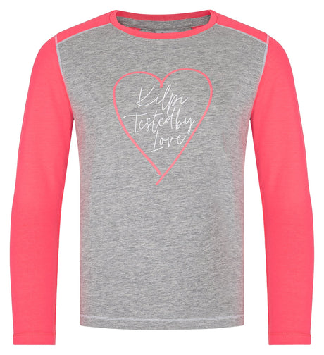 Girl's cotton long-sleeve T-shirt Kilpi SONIER-JG