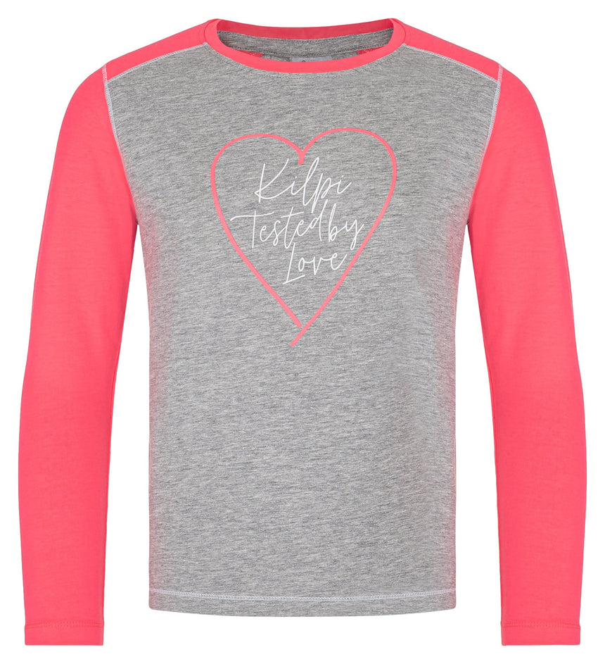 Girl's cotton long-sleeve T-shirt Kilpi SONIER-JG