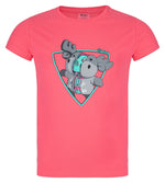 T-shirt in cotone da bambina Kilpi ALBION-JG