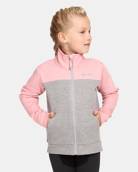 Felpa da bambina in cotone Kilpi HALI-JG