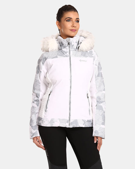 Women's ski jacket with integrated heating system Kilpi LENA-W
