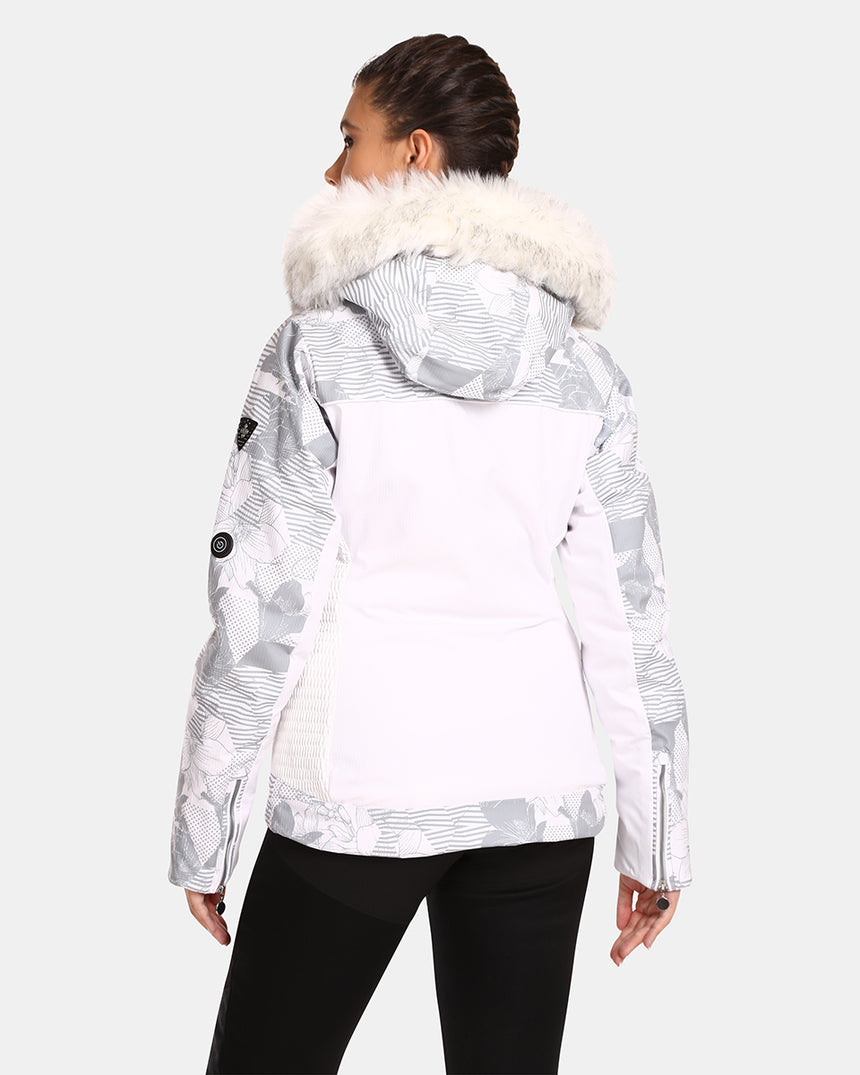 Women's ski jacket with integrated heating system Kilpi LENA-W