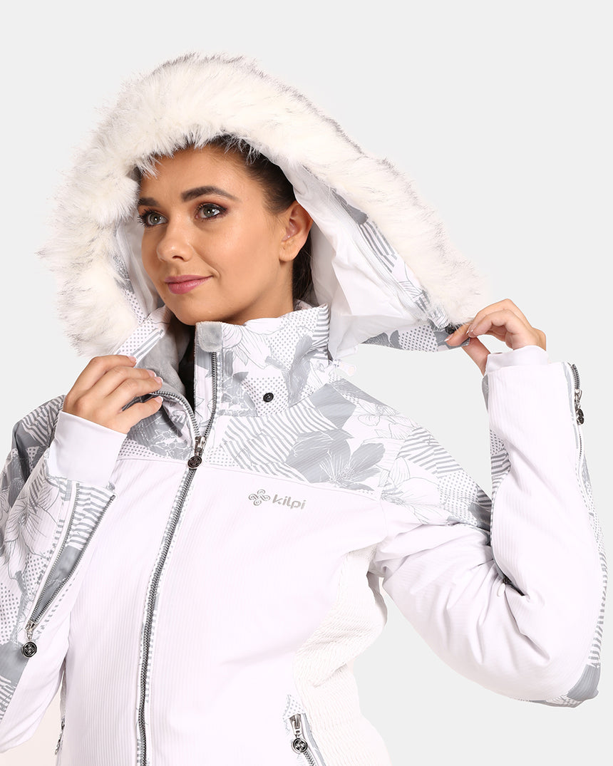 Women's ski jacket with integrated heating system Kilpi LENA-W