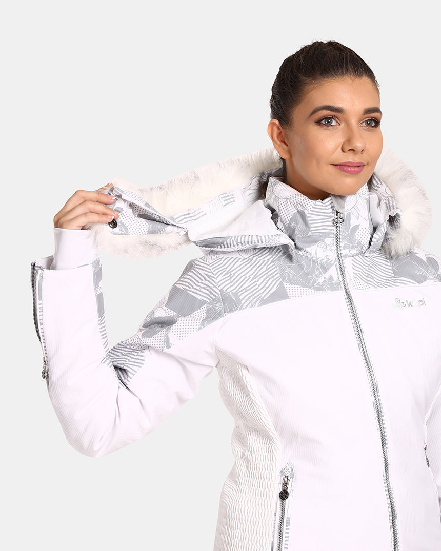 Women's ski jacket with integrated heating system Kilpi LENA-W