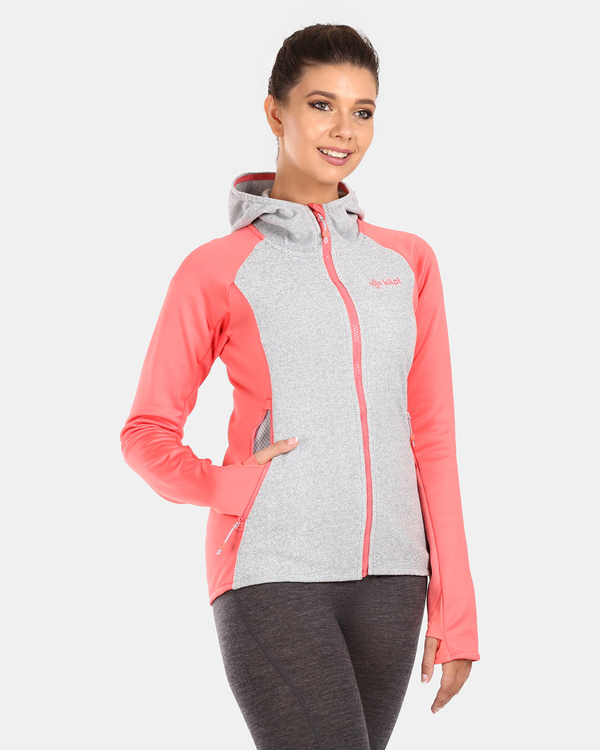 Women's hairy fleece middle layer Kilpi VERSAM-W
