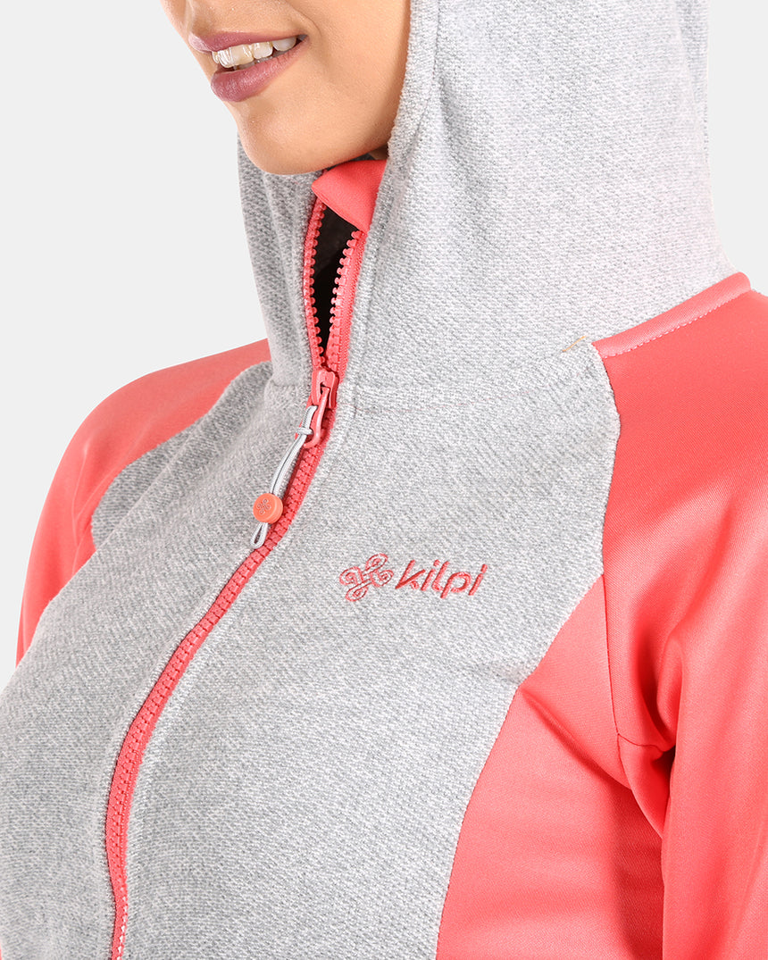 Women's hairy fleece middle layer Kilpi VERSAM-W