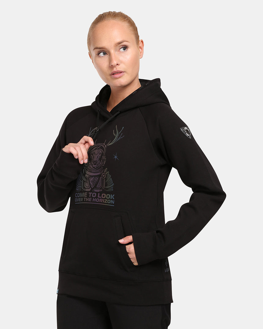 Women's cotton hoodie Kilpi LTD BELLATRIX-W