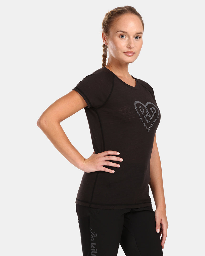 Women's merino wool T-shirt Kilpi ZARJA-W