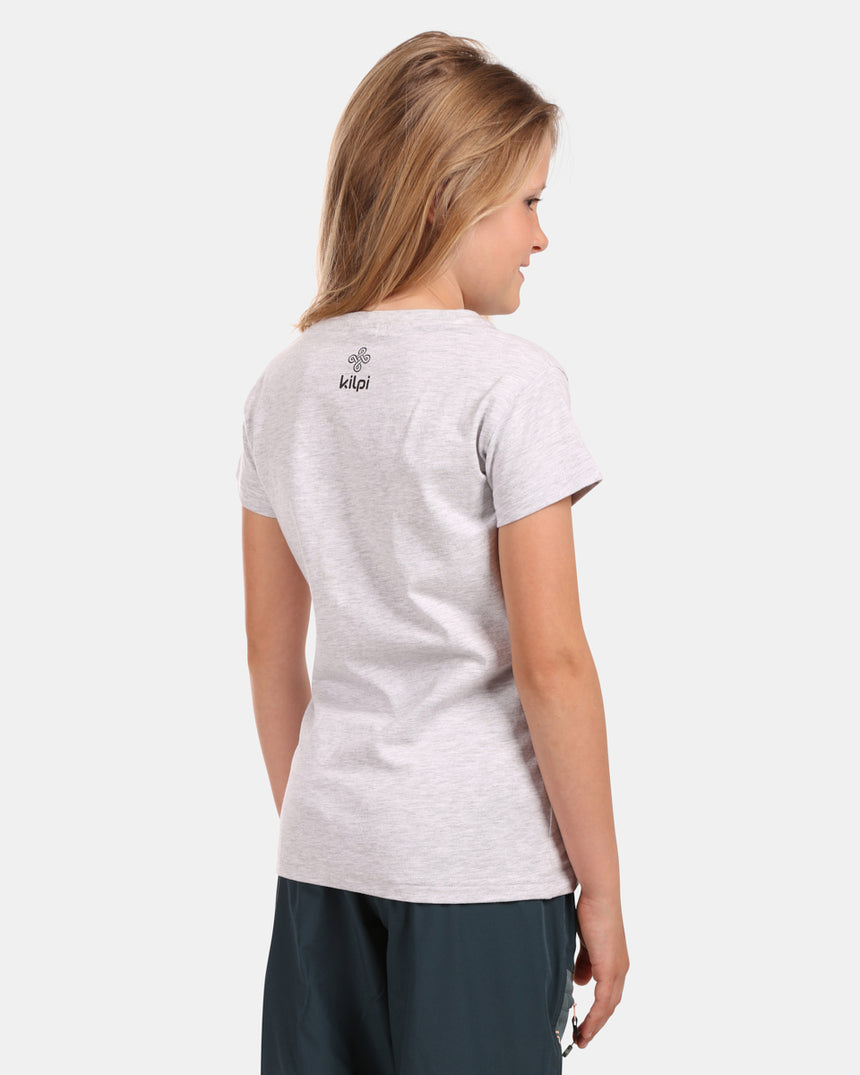 T-shirt in cotone da bambina Kilpi MALGA-JG
