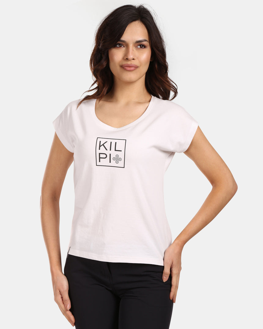 T-shirt da donna in cotone roane w Kilpi ROANE-W
