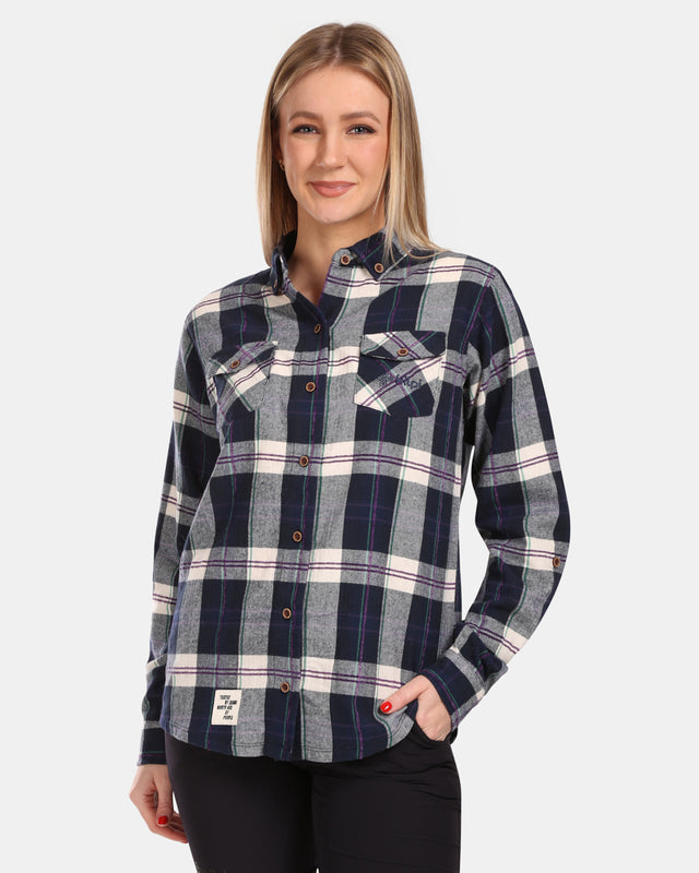 Women's cotton flannel shirt Kilpi FLANNY-W