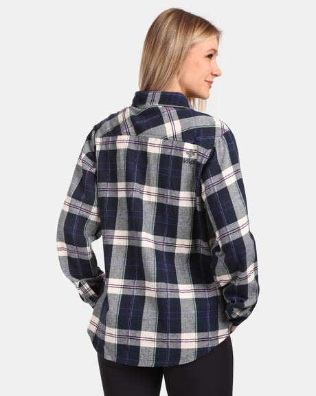 Camicia da donna in flanella di cotone Kilpi FLANNY-W
