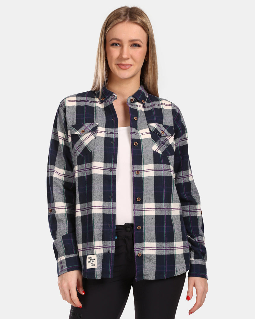Women's cotton flannel shirt Kilpi FLANNY-W