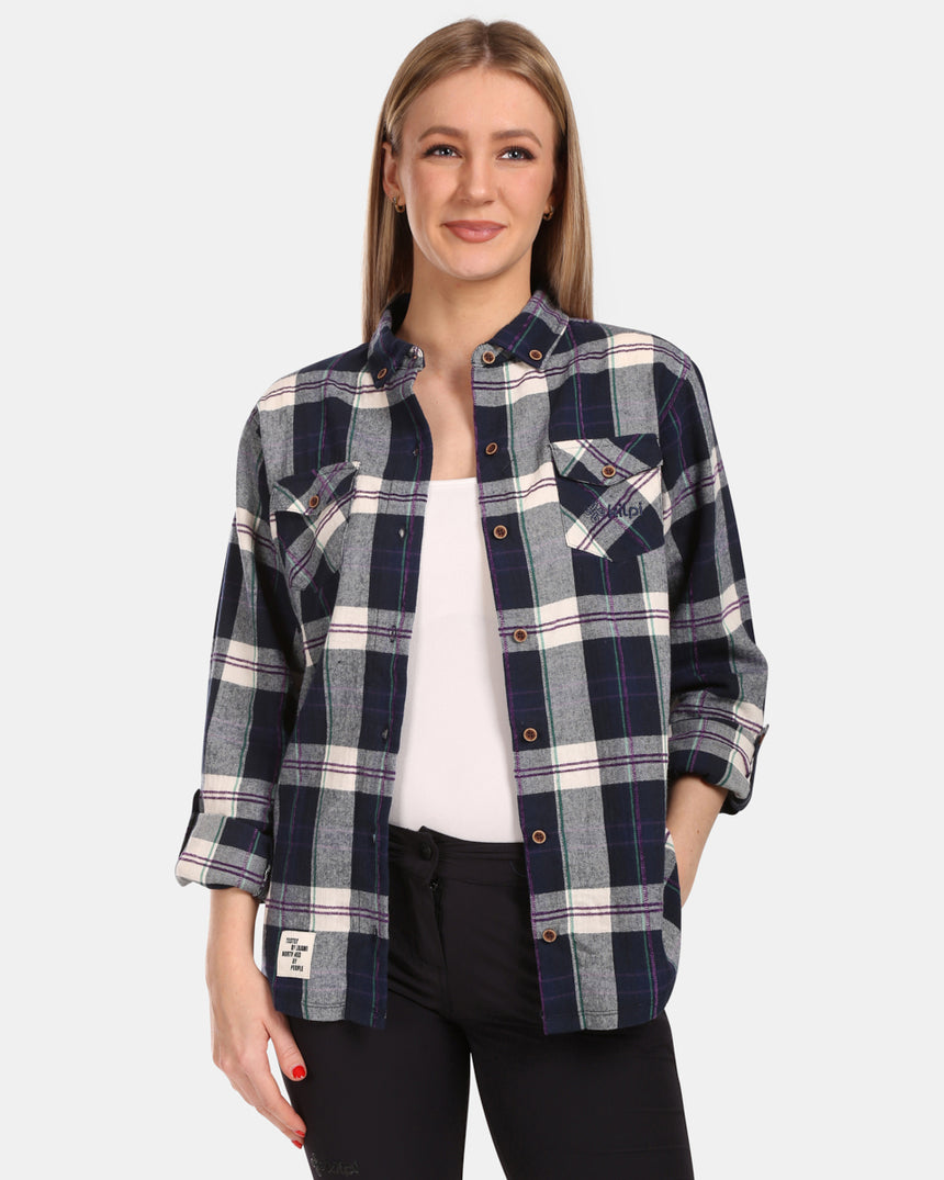 Women's cotton flannel shirt Kilpi FLANNY-W