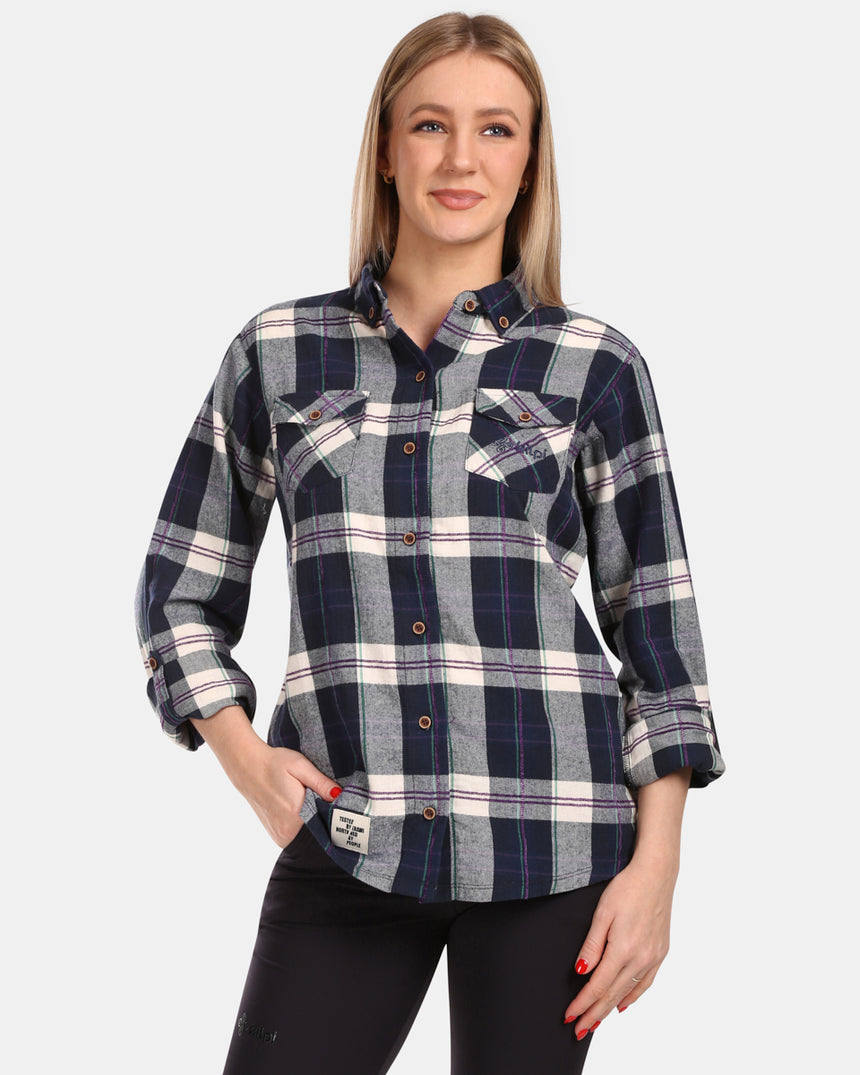 Women's cotton flannel shirt Kilpi FLANNY-W