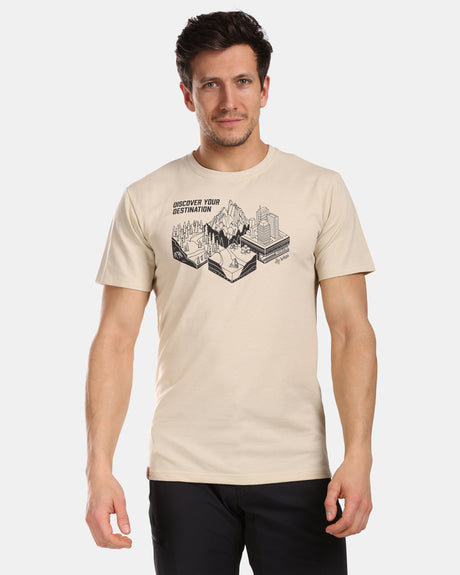 Men's cotton T-shirt with short sleeves Kilpi VIBE-M