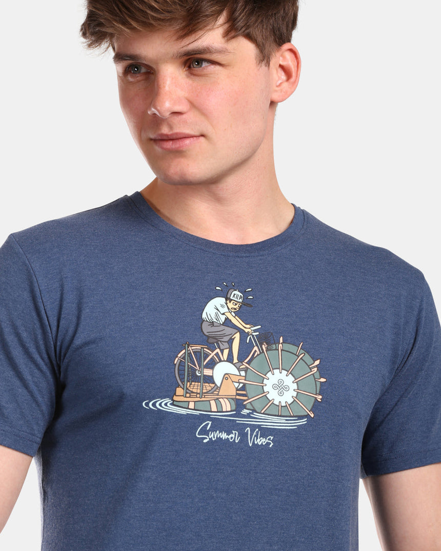 T-shirt da uomo in cotone a maniche corte Kilpi VIBE-M