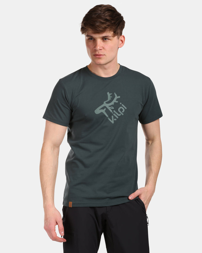 T-shirt da uomo in cotone a maniche corte Kilpi DISCOVER-M