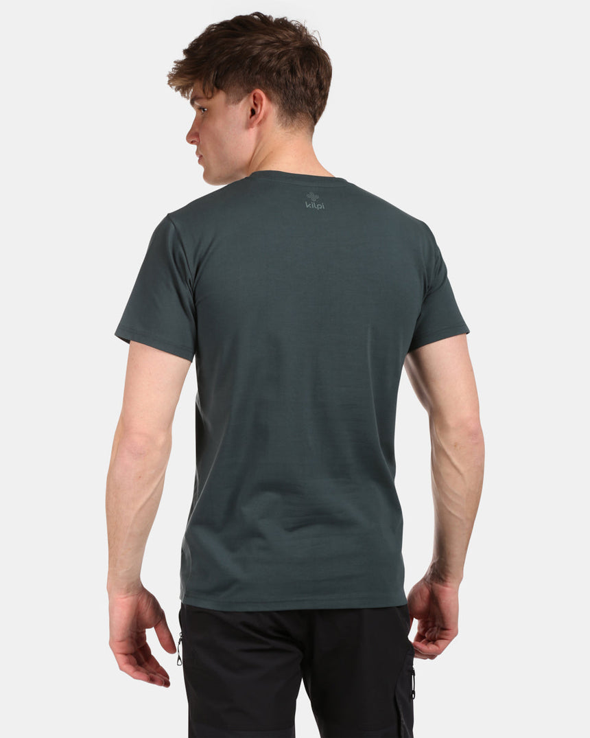 T-shirt da uomo in cotone a maniche corte Kilpi DISCOVER-M