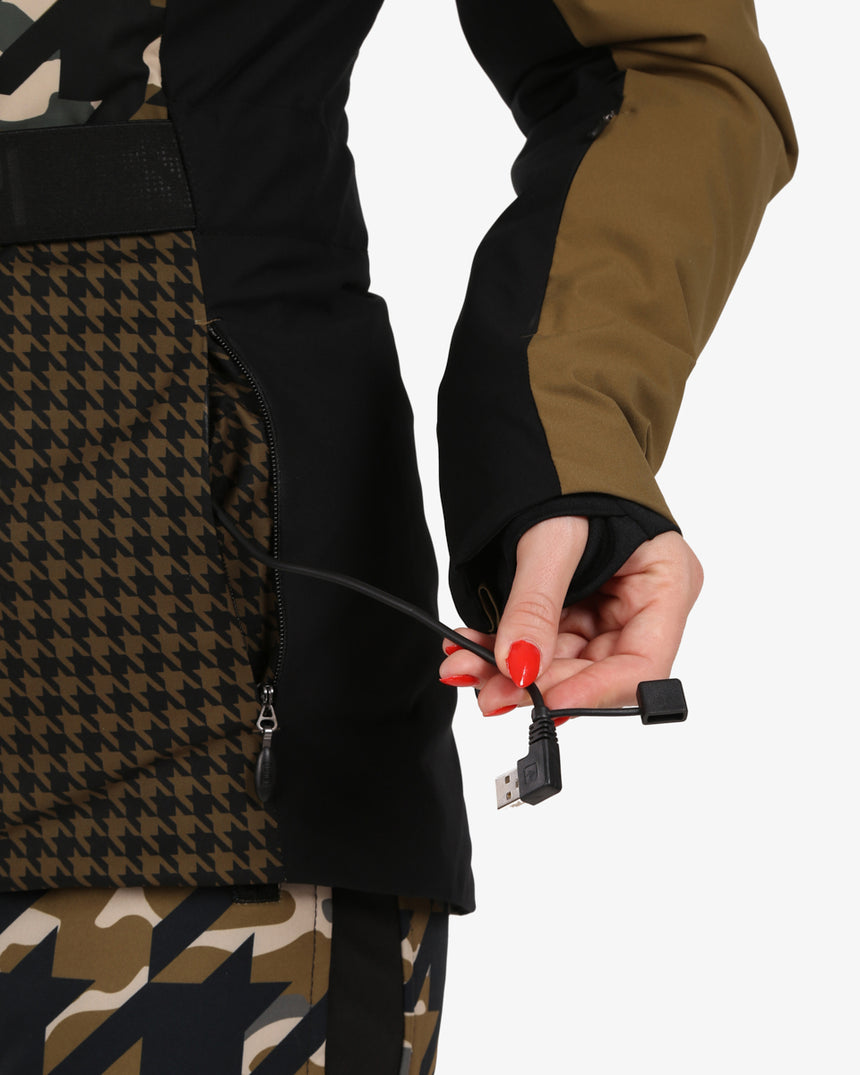 Giacca da sci da donna con riscaldamento integrato Kilpi CLAIR-W