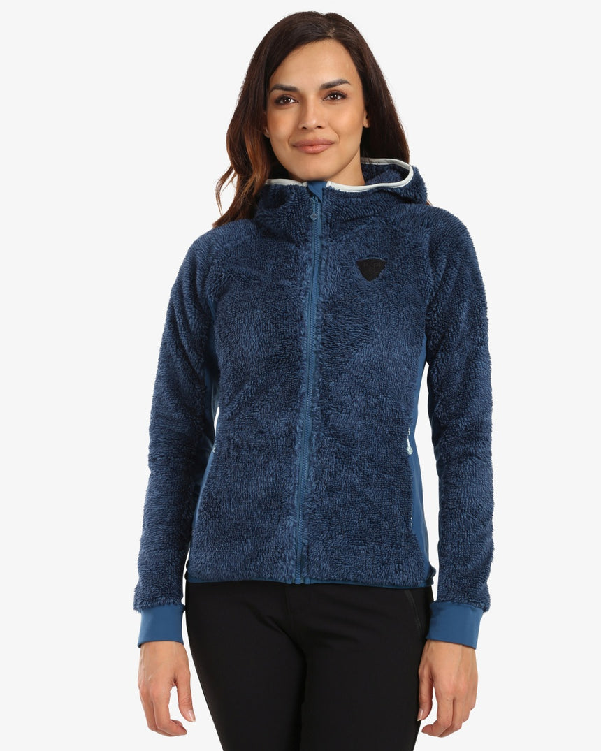 Women's hairy fleece hoodie Kilpi NORKA-W