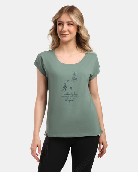 T-shirt da donna in cotone roane w Kilpi ROANE-W
