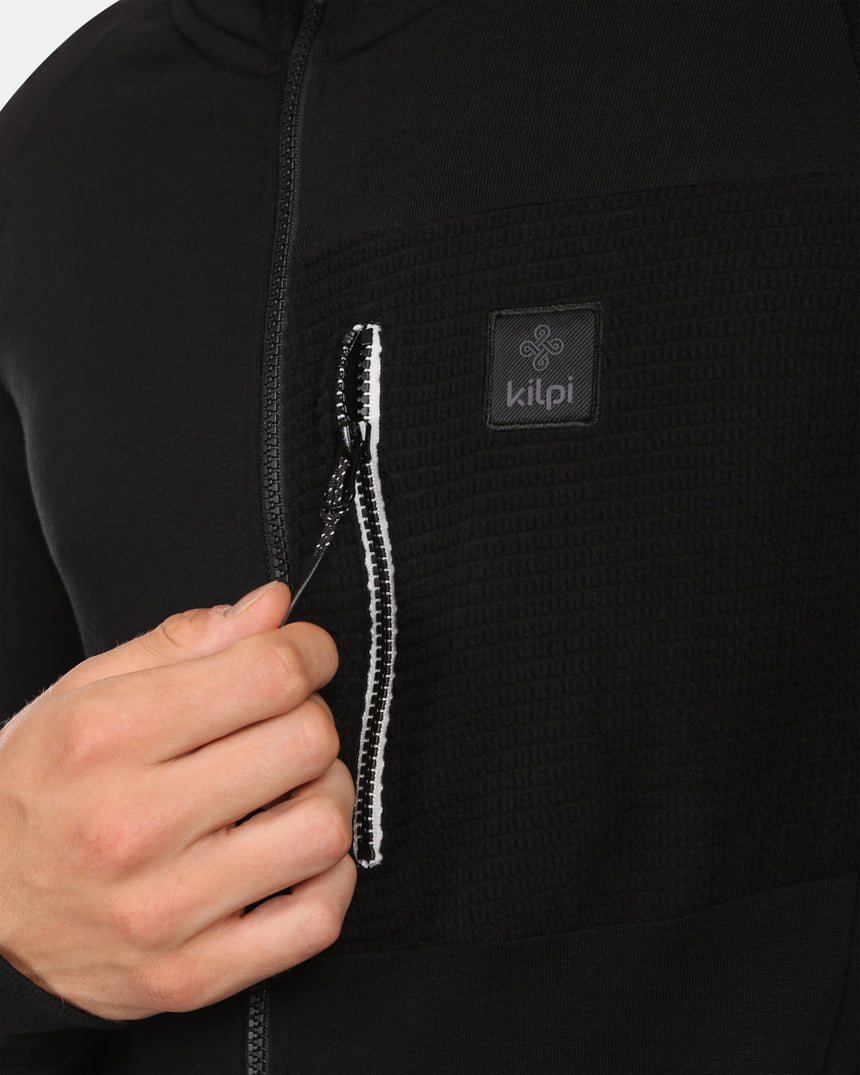 Felpa con cappuccio in cotone elegante e comoda Kilpi BALU-M