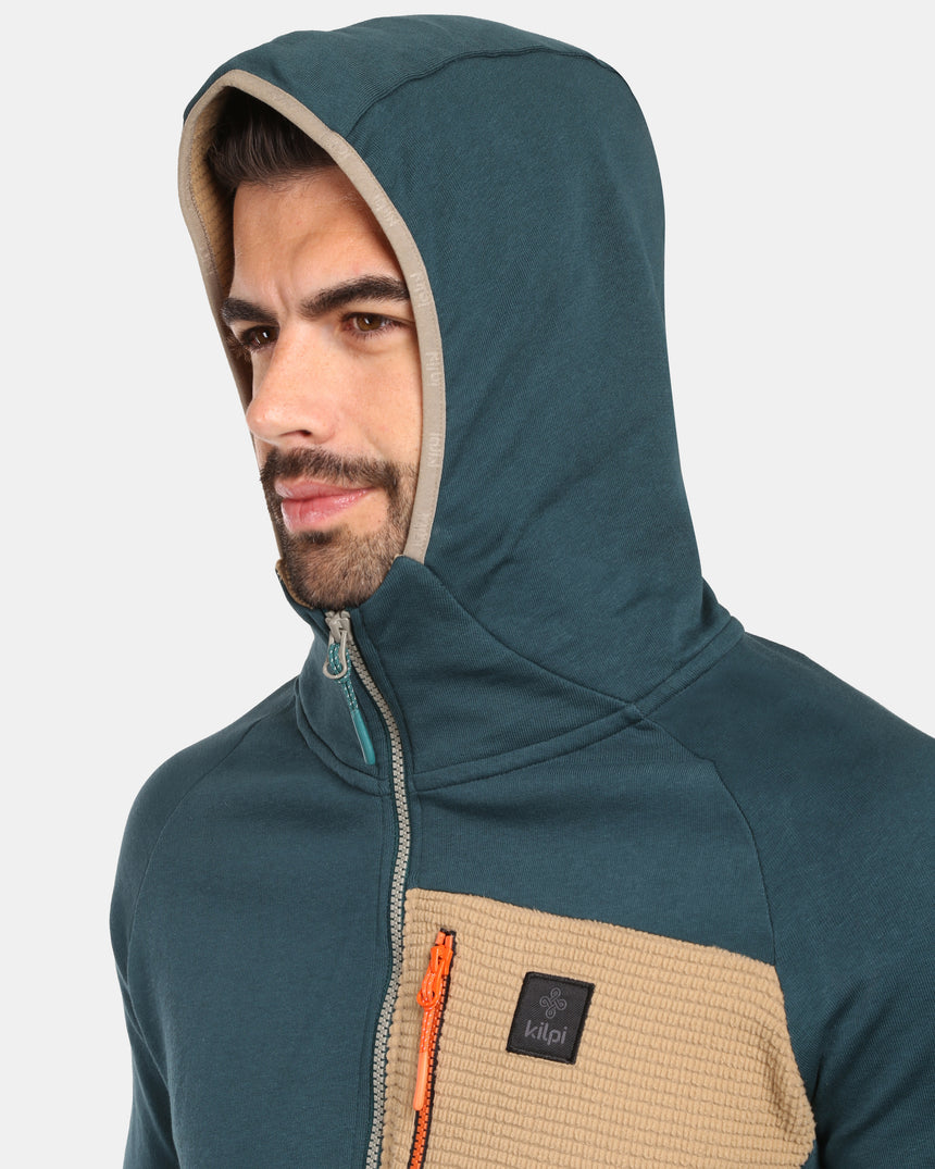 Felpa con cappuccio in cotone elegante e comoda Kilpi BALU-M