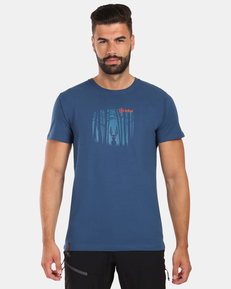 Men's cotton T-shirt with short sleeves Kilpi DISCOVER-M
