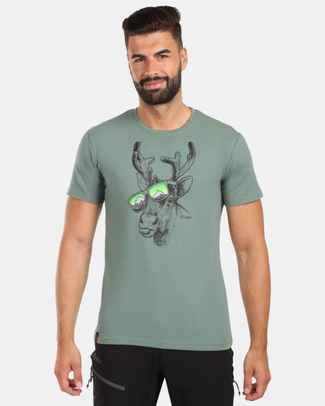 Men's cotton T-shirt with short sleeves Kilpi DISCOVER-M